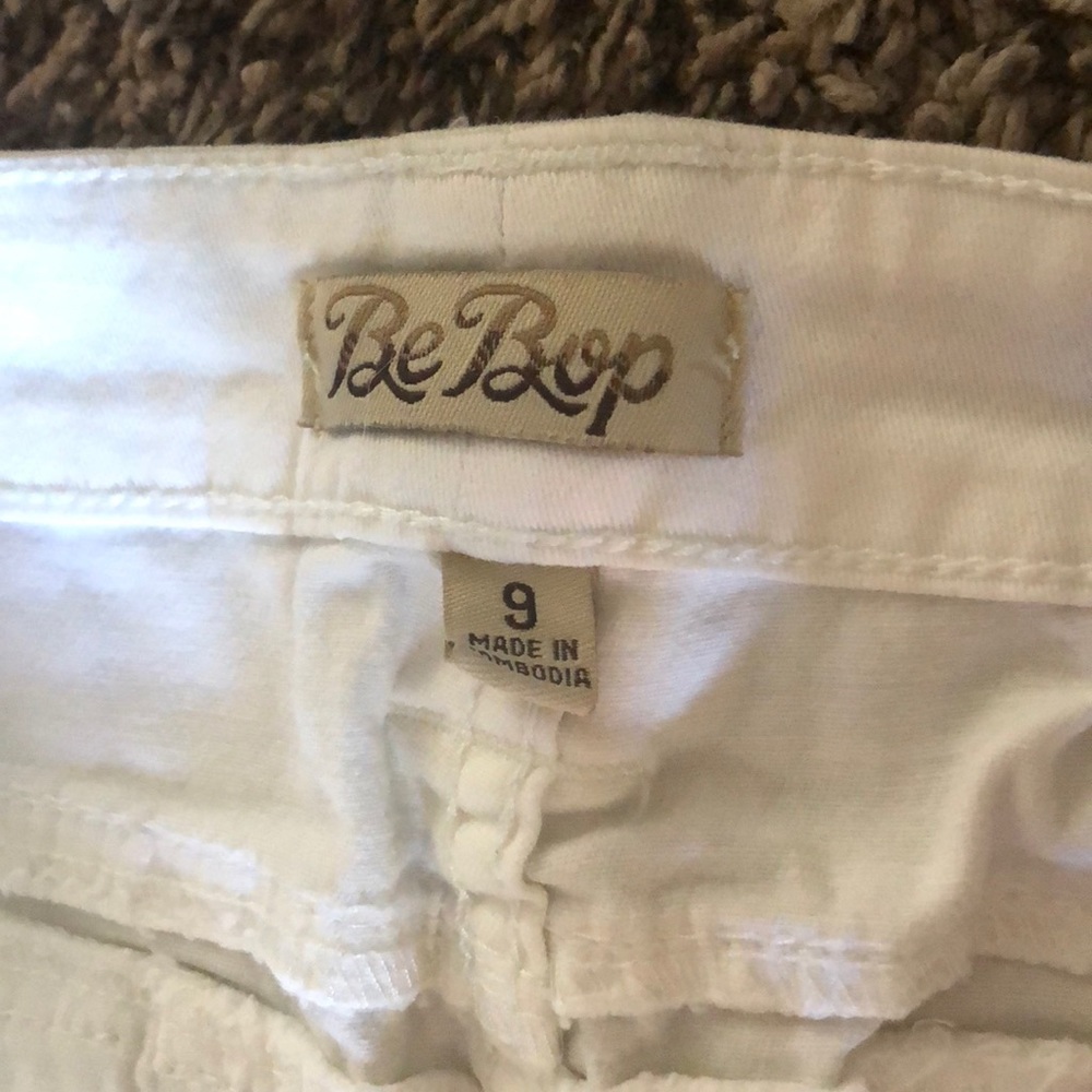 White Low Rise Jorts - Picture 6 of 12